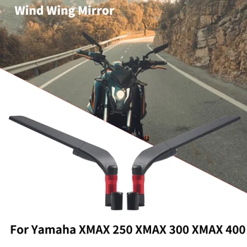 За Yamaha XMAX 250 XMAX 300 XMAX 400 X-MAX 250 е Универсална Мотоциклетное Огледалото на Предното Крило странично огледало за обратно виждане