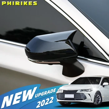 За Toyota CHR Camry Prius Avalon 2019 2020 Корпуса на Огледалото за Обратно виждане с Бичи Рога, Капак, Огледала за Обратно виждане, Странично Огледало, Огледала Дооснащение