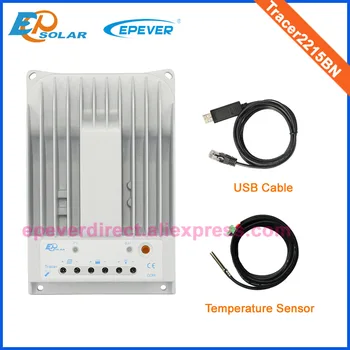 EPSolar EPEVER 20A регулатори на слънчевата зареждане Tracer2215BND с аксесоари USB + сензор 12 В 24 В автоматична работа на Макс фотоелектричния вход 150 В