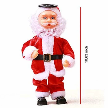 2020 Нов Коледа Дядо Коледа Танцува Обърнатата Електронна Играчка Кукла Коледен Декор Украшение