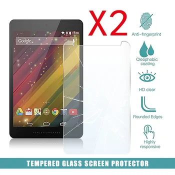 2 бр. Таблетка от Закалено стъкло, Защитно покритие за HP 8 G2, Пълно покритие, Защита от Пръстови отпечатъци, Защита от счупване на екрана, Закалена Филм