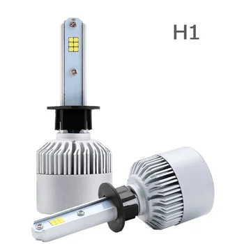Доставка по DHL S2 H4 Led светлини на автомобила H7 Led лампа 9005 9006 фарове за мъгла H1 H11 HB3 HB4-Всичко в едно 72 W 8000LM Авто Фарове Светлина