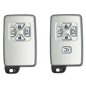 Ключодържател от автомобил Smart Card Remote Car Key Shell Case Fob За Toyota Alphard Estima Vellfire