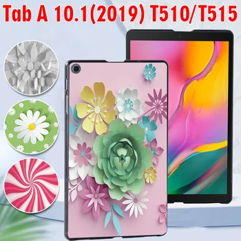 Таблети Калъф за Samsung Galaxy Tab A 10,1 Инча 2019 T510/T515 Калъф + Безплатна Стилус