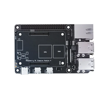 Такса за разширяване на PI4B За Raspberry Pi 4B CM4/CB1 USB 2.0 + HDMI-Съвместим С 2.0 + 1000 М Интерфейс Ethernet BTT PI4B Адаптер
