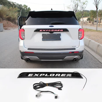 За Ford Explorer 2020-2021 Авто Led Икона Заден Багажник На Капака На Багажника Формоване Тампон Ленти Автомобилни Аксесоари
