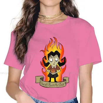 Злите Нови тениски Don ' t Starve Wilson Game Girl Плат Градинска Тениска С Кръгло Деколте Голям Размер