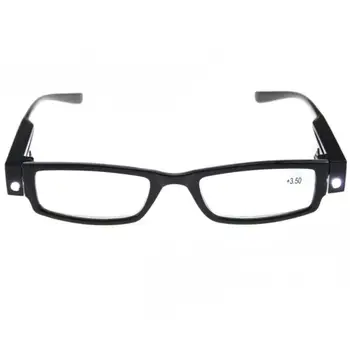 Mayitr 1 бр. Многослойни Led Очила За Четене Професионални Led Очила За Далекогледство С Диоптрийной Лупа +1.0-+4.0