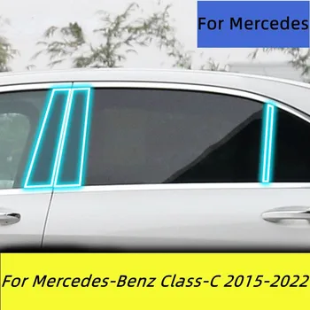 За Mercedes-Benz Class-C 2015-2022 Защитно фолио за Централна багажник Прозорци, Защита От надраскване, Защита на автомобили, Външни Аксесоари