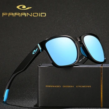PARANDOID Vintage Слънчеви Очила Polarized Мъжки Слънчеви Очила За Шофиране Черни Квадратни Oculos Мъжки 8 Цвята Модел 8011 P8011