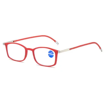 Метални Преносими Мъжки слънчеви Очила с Защита От синьо Лъчи, Нови Леки Анти-Сини Очила За Четене, Дамски Модни Очила Ретро