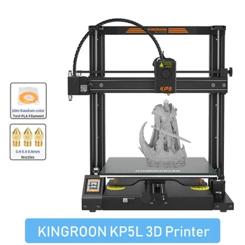 KINGROON KP5L 3D принтер impresora 3d професионални Принтери 300*300*330 мм Голям Плюс размер за Печат Титан Екструдер Възобнови Изключване на захранването