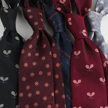 Цветя Жакард Вратовръзки за Мъже с Нестандартен Дизайн Сватбени Вратовръзки, Мъжки Официален Костюм Gravatas Тънък Женски Вратовръзка на Шията