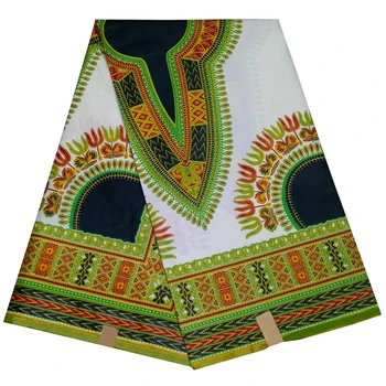 6 ярда \ лот Африканска восъчен плат с традиционния Модел Дашики