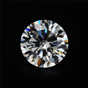 Най-добрият Муассанит DF Безцветен Имитированный Diamond Насипен Камък Кръгла Брилянтен Страхотна Кройката VVS Яснота за Бижута