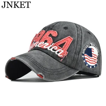 Мода бродерия бейзболна шапка унисекс измива с кърпа snapbacks шапки хип-хоп шапка спортове на открито шапка шапка износени Gorras стил 