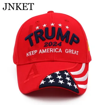 JNKET Нов Тръмп 2024 бейзболна шапка на Президентските Избори В САЩ Шапка Унисекс Шапки на Шофьора Шапка Snapbacks Шапка Casquette