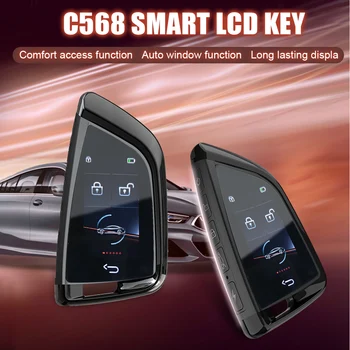 Модифициран Smart кола LCD ключ Английски на Корейски Турски CF568 Универсален за BMW За Kia За Benz За Ford