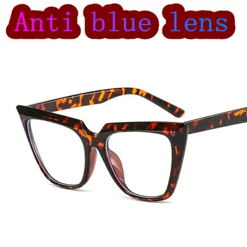Ретро Квадратни Оптични Рамки За Очила, Мъжки И Дамски Модни Очила котешко око Прозрачни Лещи Очила, Рамки За Очила Унисекс