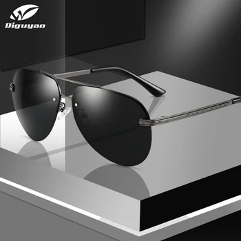 Нови постъпления, Женски vintage Слънчеви очила Без рамки Pilot, Поляризирани uv400, висококачествени Слънчеви очила, мъжки слънчеви очила за шофиране, oculos de sol feminino